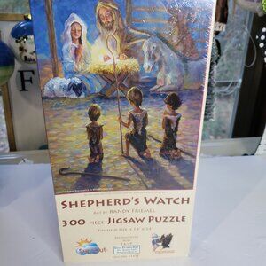 NEW 300 Piece Christmas Nativity Puzzle Randy Friemel Shepherds Watch Sealed